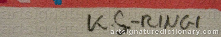 Signature by Kjell RINGI