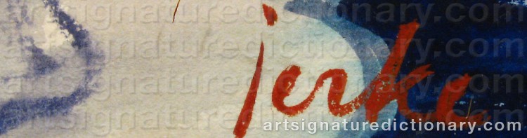 Signature by Erik JERKEN