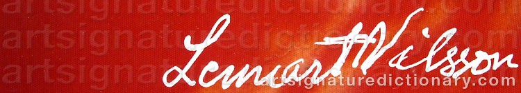 Signature by Lennart NILSSON