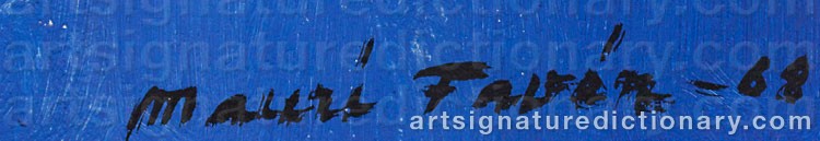 Signature by Mauri FAVÉN