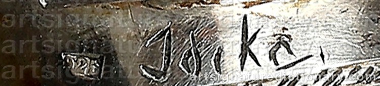 Authentic signature by Jan ‘Kniv Jocke’ OLSSON on Other artwork