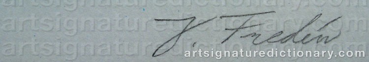 Signature by Jonas FREDÉN