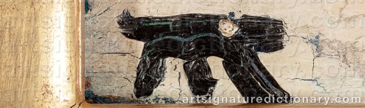 Authentic signature by Marguerite Thompson ZORACH on Painting/Watercolour artwork