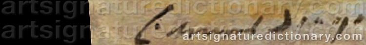 Authentic signature by Edward Brian SEAGO on Painting/Watercolour artwork