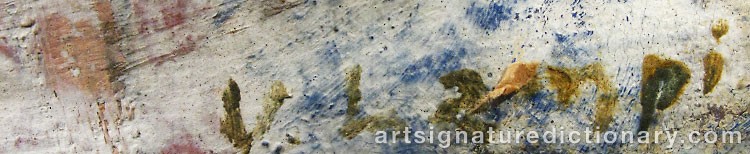 Signature by Vilho LAMPI
