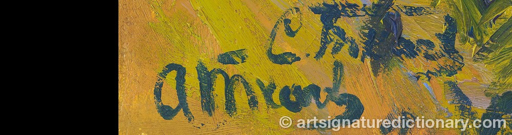 Authentic signature by Alexei & Sergei TKACHEV on  artwork