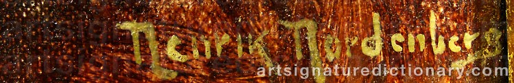 Signature by Henrik NORDENBERG