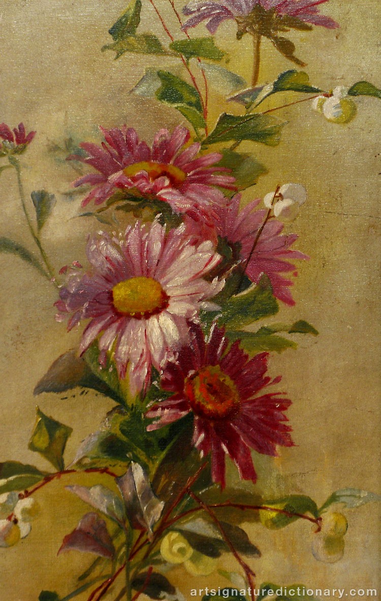 Close-up details showing Herman NORRMAN signature forgery characteristics