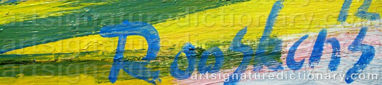 Signature by Anton ROOSKENS