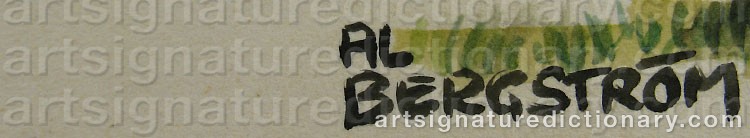 Signature by Al BERGSTRÖM