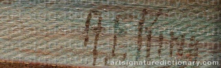 Signature by Albert Francis KING