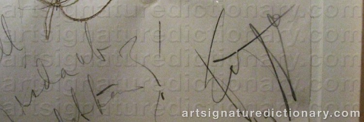 Signature by Eddie FIGGE