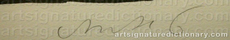 Signature by Horst ANTES