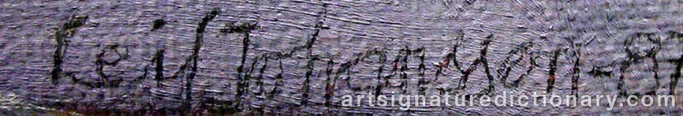Signature by Leif JOHANSSON