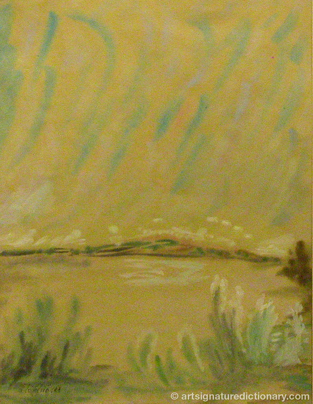 Close-up details showing Inge SCHIÖLER signature forgery characteristics