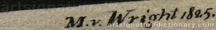 Signature by Magnus Von WRIGHT