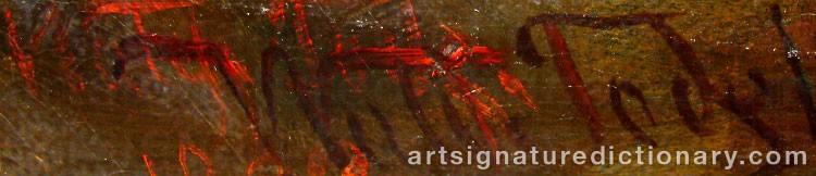 Signature by Knut Gustaf Waldemar TODE