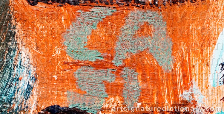 Signature by Cuno AMIET