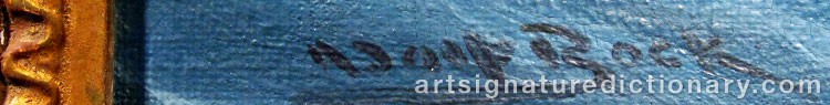 Signature by Adolf BOCK