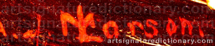 Signature by Marcus LARSON