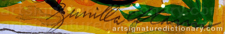 Signature by Gunilla MANN