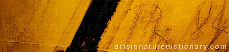 Authentic signature by Paco KNÖLLER on artwork