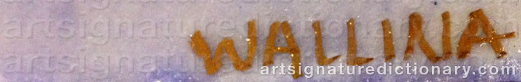 Signature by Maybrit ‘Wallina’ WALLIN