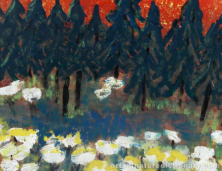 Close-up details showing Reidar SÄRESTÖNIEMI signature forgery characteristics