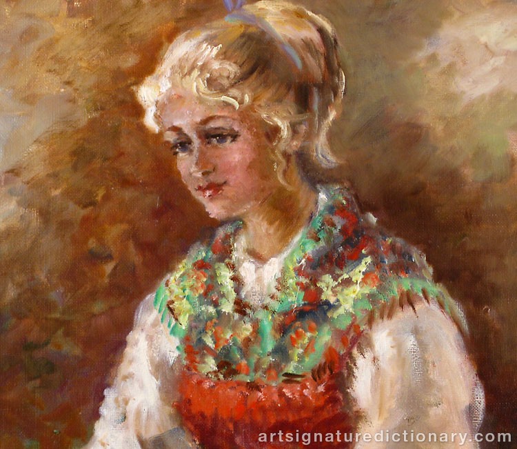 Close-up details showing Alexander TOLSTOY signature forgery characteristics