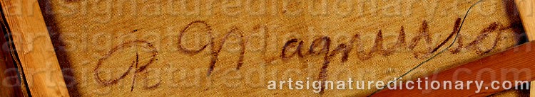 Signature by Ragnvald ‘Ragnvald M’ MAGNUSSON