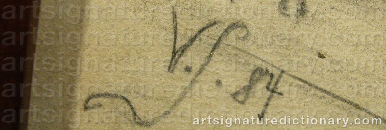 Signature by Viggo JOHANSEN