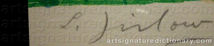 Signature by Lennart JIRLOW