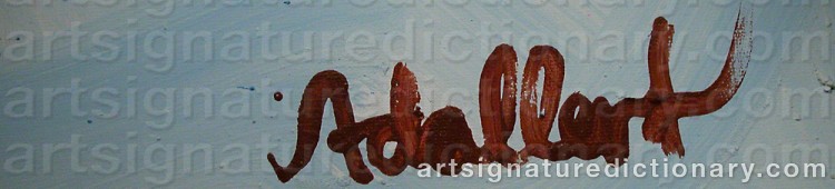 Signature by Per ADALBERT