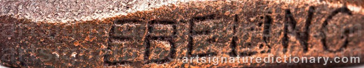 Signature by Allan EBELING
