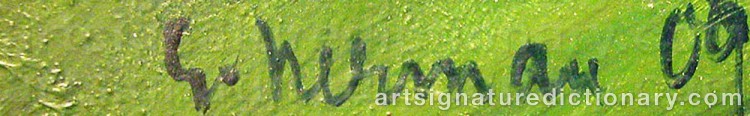Signature by Einar NERMAN