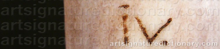 Authentic signature by SAAMI HANDICRAFTS on artwork