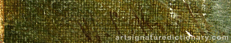 Authentic signature by William Callcott KNELL on  artwork