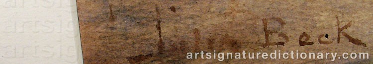 Signature by Julia BECK