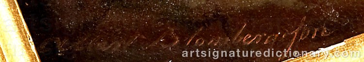 Signature by Albert BLOMBERGSSON
