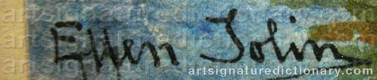 Signature by Ellen JOLIN