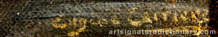 Signature by Eugène Anatole CARRIERE