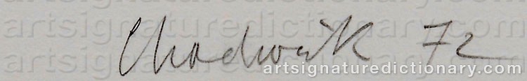Signature by Lynn CHADWICK