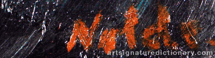 Signature by Emil NOLDE