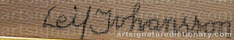 Signature by Leif JOHANSSON