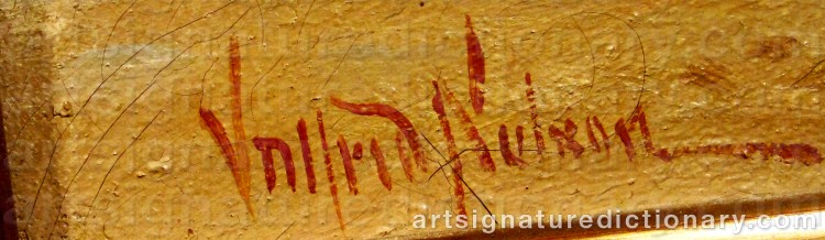 Signature by Valfrid NELSON