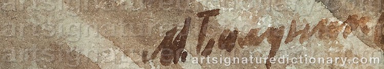 Signature by Mikhail Abramovich BALUNIN