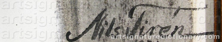 Signature by Nils TIRÉN