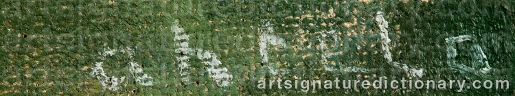 Authentic signature by H. AHTELA on Painting/Watercolour artwork