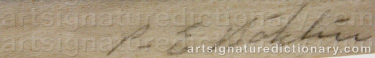 Signature by Per-Erik BÖKLIN