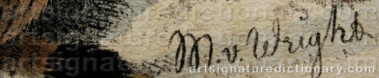 Signature by Magnus Von WRIGHT